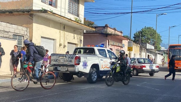 Accidente en Colonia Lourdes, de Orizaba