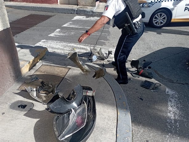 Accidente en Colonia Lourdes, de Orizaba