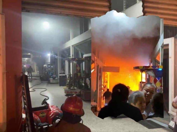 Pánico por incendio en pasaje comercial de Martínez de la Torre