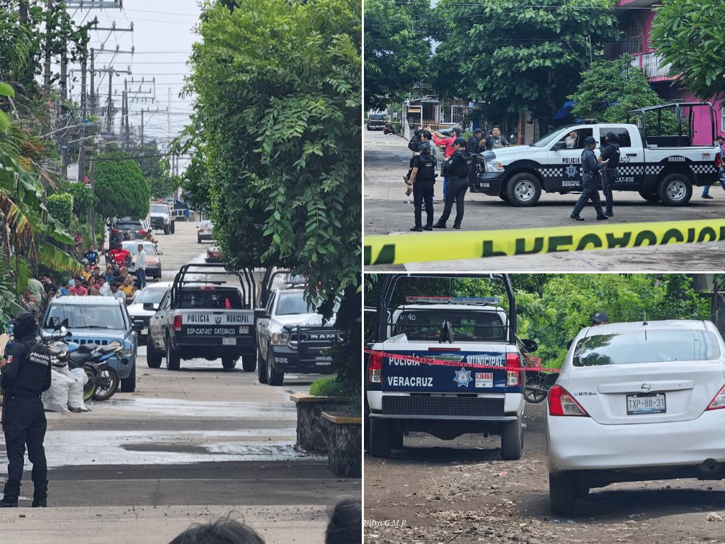 Código Rojo en Catemaco: rafaguan vivienda y aseguran camioneta con granada