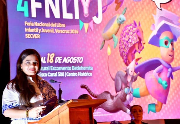 Inauguran la Feria Nacional del Libro Infantil y Juvenil Veracruz 2024