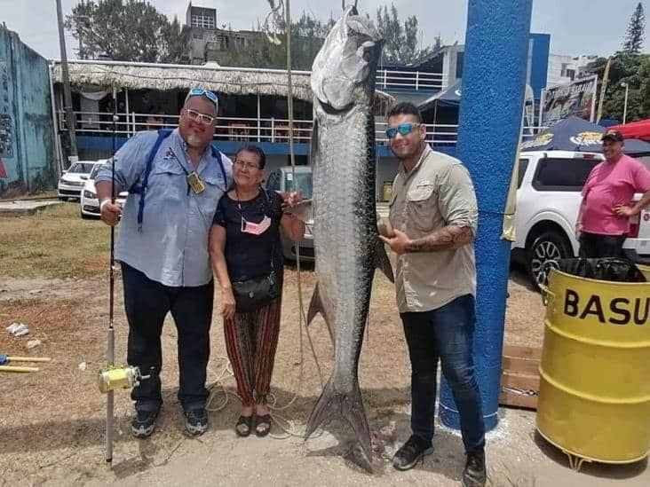 Este ha sido el pez más grande capturado en Torneo de Pesca de Sábalo en Coatzacoalcos