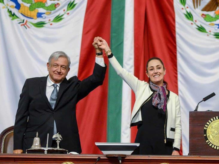 ‘Estoy feliz, feliz’; celebra AMLO constancia de mayoría de Claudia Sheinbaum