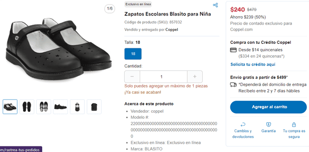 Regreso a clases: Oferta en zapatos escolares por menos de 400 pesos