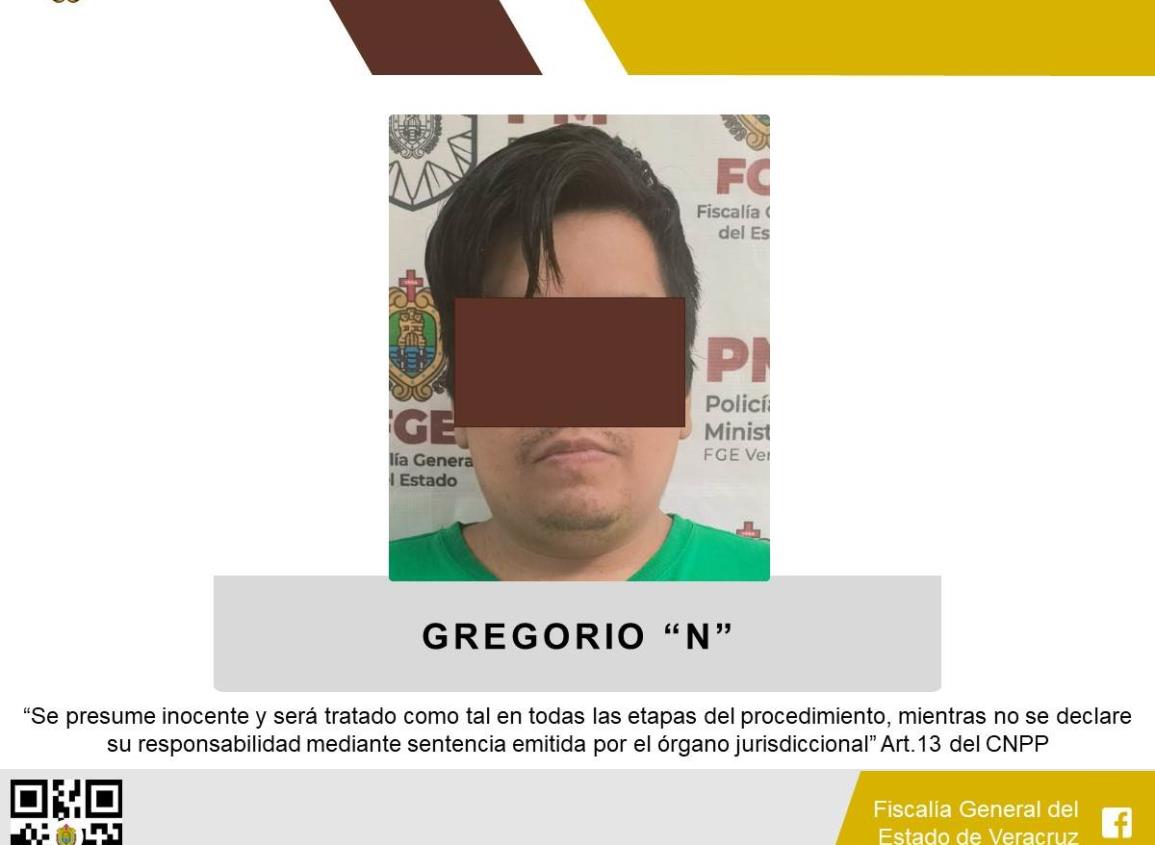 Tras audiencia, dictan prisión preventiva a Gregorio N ¿cuánto tiempo estará en el Cereso?