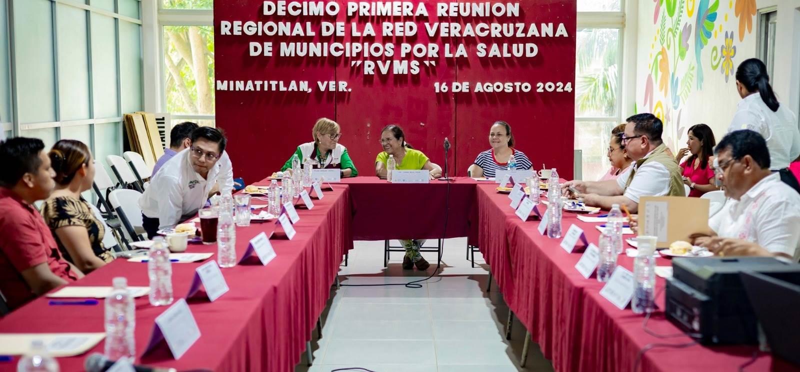 Minatitlán Sede de la Décima Primera Reunión de la Red Veracruzana de Municipios por la Salud