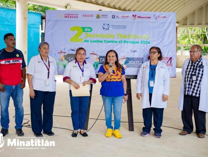 Se inaugura Segunda Jornada Nacional de Lucha Contra el Dengue 2024 en Minatitlán