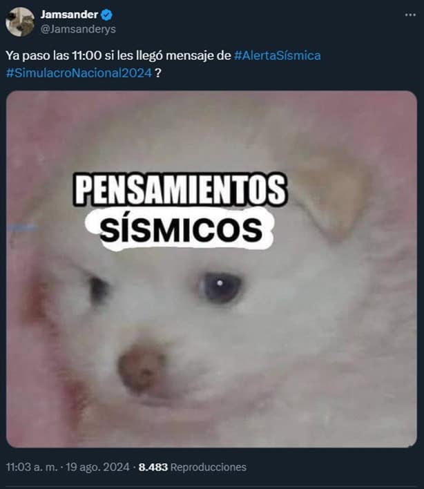 ¿Y la alerta sísmica? Los mejores memes por el ‘simulacro’ en teléfonos celulares