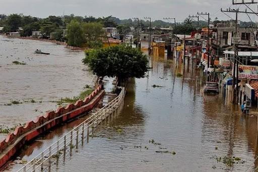 Esta fue una de las primeras inundaciones en el sur de Veracruz registradas en fotografía