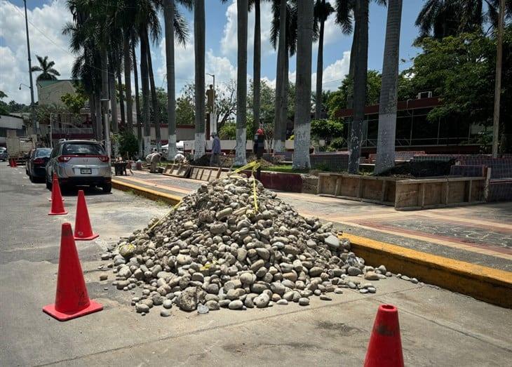 En Poza Rica, reparan daños provocados por obra suspendida