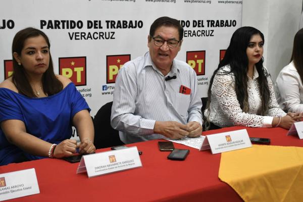 Tendremos la mayoría; urge PT a resolver plurinominales en Veracruz