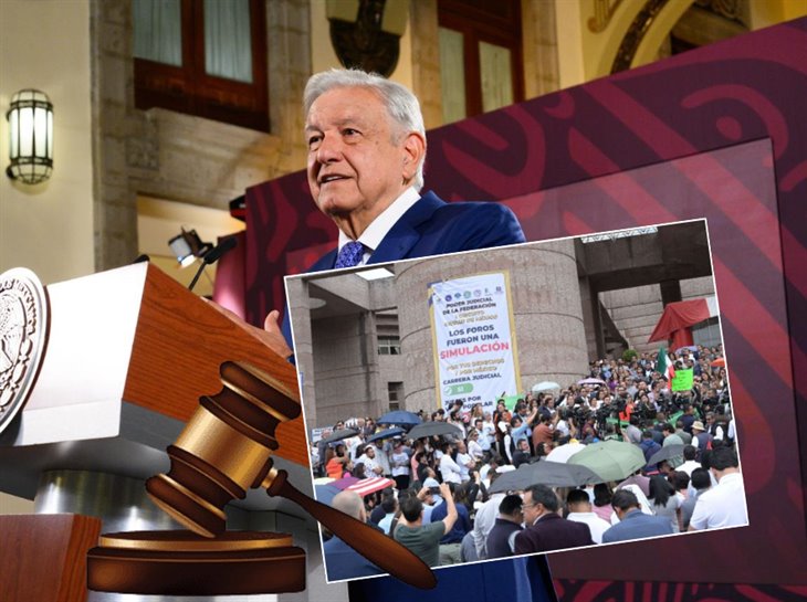 AMLO acusa a juez, de ser vocero del paro nacional del Poder Judicial