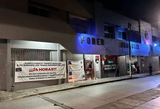 Paran labores trabajadores del Poder Judicial de la Federación, en Córdoba