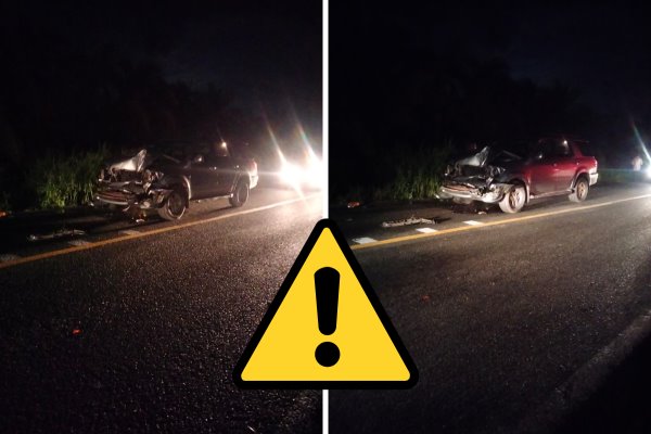 Conductor ebrio se estrella contra tráiler en la carretera de Veracruz