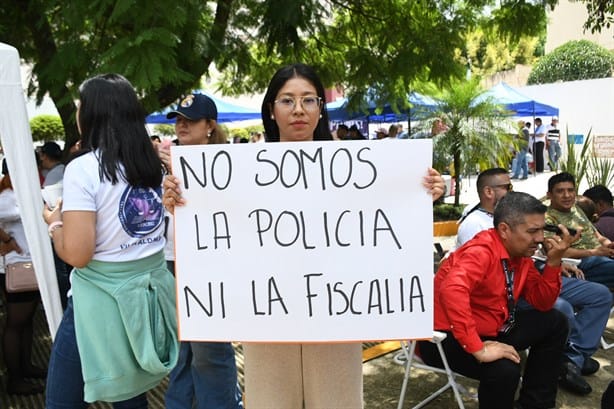 Segundo día de protestas en contra de la reforma del Poder Judicial en Xalapa