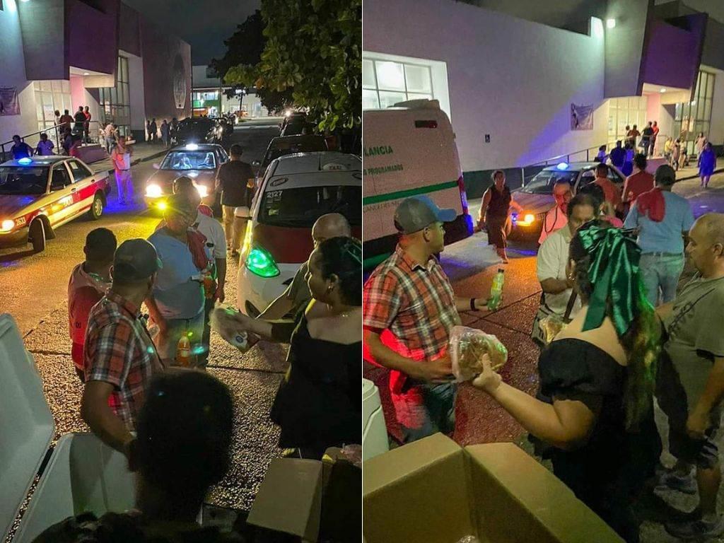 Altruistas de Moloacán llevan alimentos a hospital de Coatzacoalcos