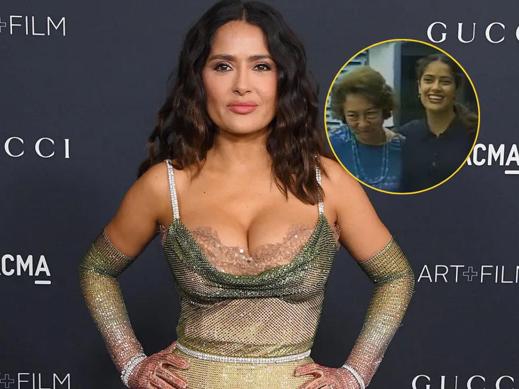 VIDEO inédito muestra a Salma Hayek en escuela de Coatzacoalcos donde estudió