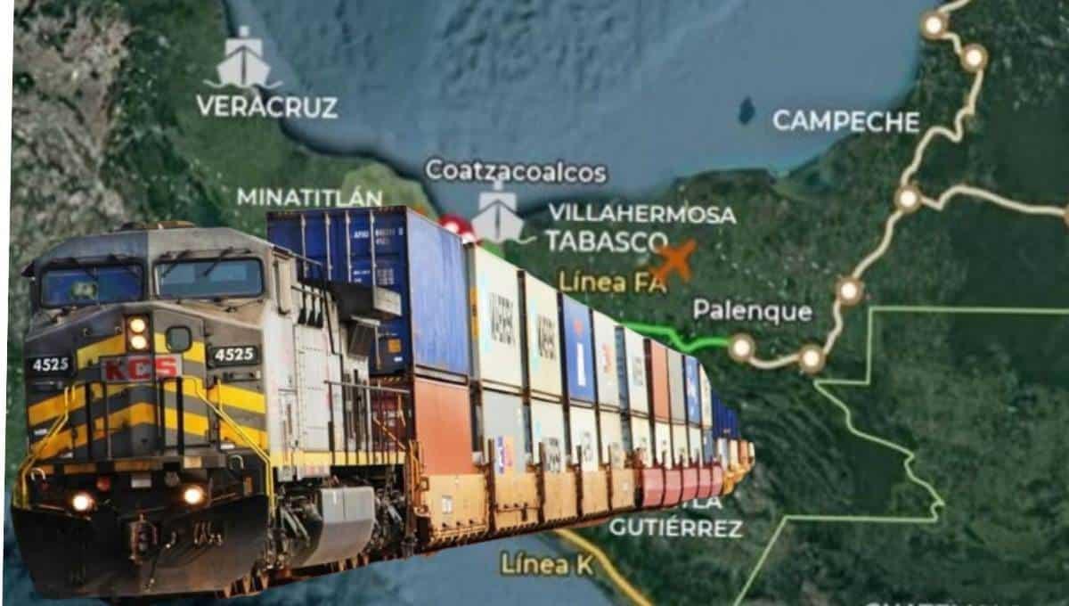 Corredor Interoceánico: esta es la mercancía que Tabasco moverá a través de contenedores