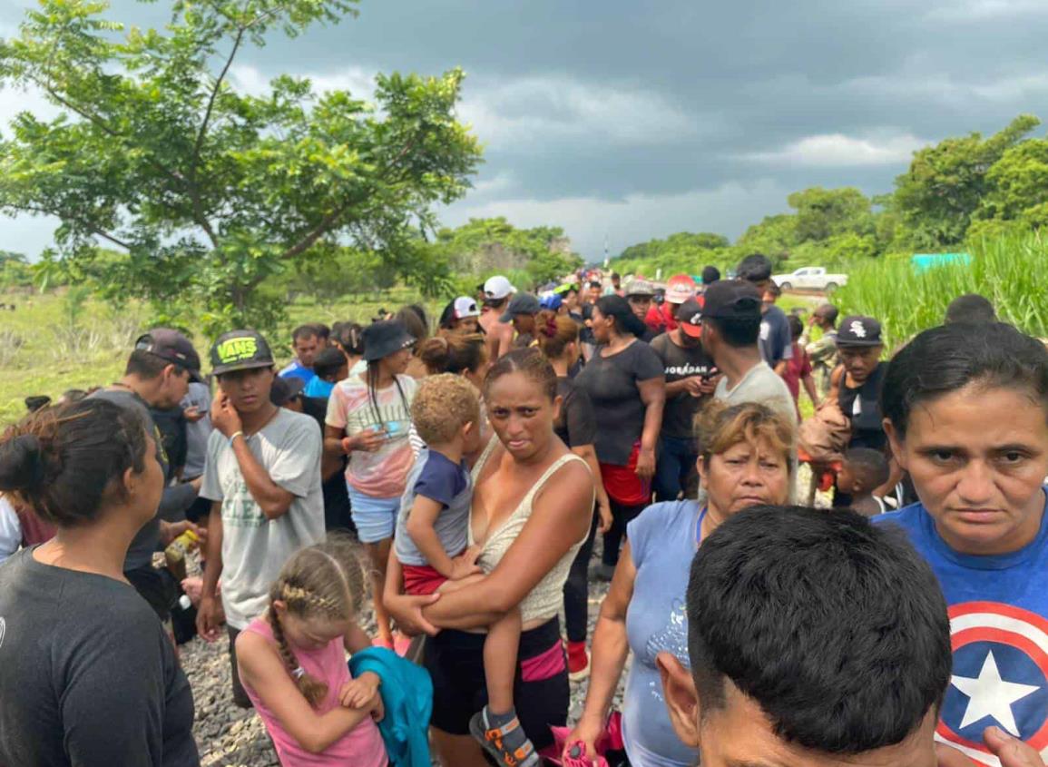 Pide caravana migrante intervención de la ONU y DH contra migración | VIDEO