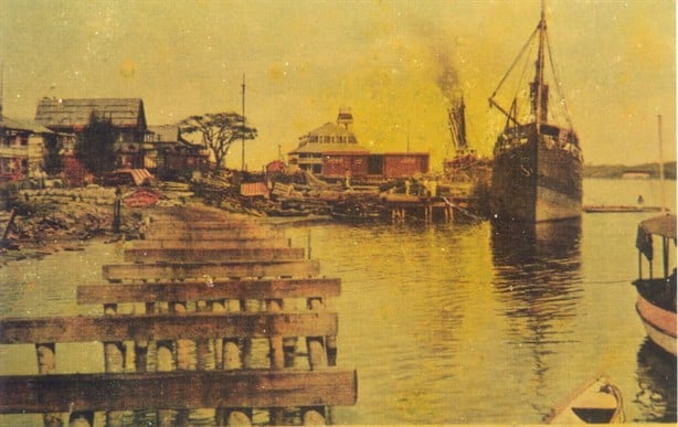 Así lucía la zona portuaria de Coatzacoalcos hace 120 años | FOTOS