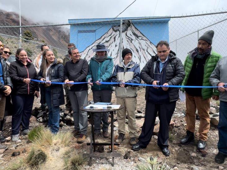 Inauguran tercer Sistema de Red Sismológico en el volcán Pico de Orizaba