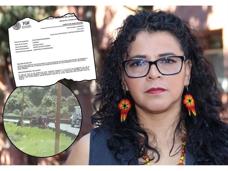 Araceli Salcedo interpone denuncia y expresa su indignación por asalto en Cumbres de Maltrata