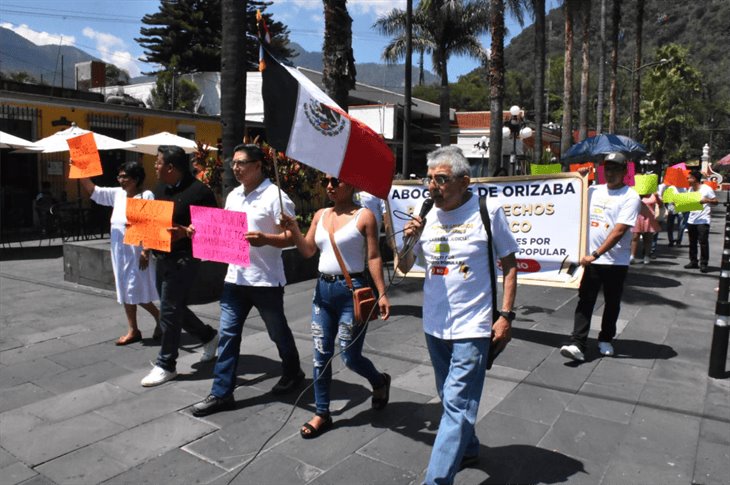 Protestan en Orizaba contra la reforma al Poder Judicial