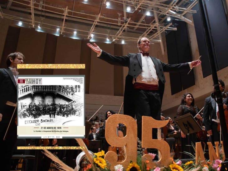 Celebra Xalapa 95 años de existencia de la orquesta más antigua del país