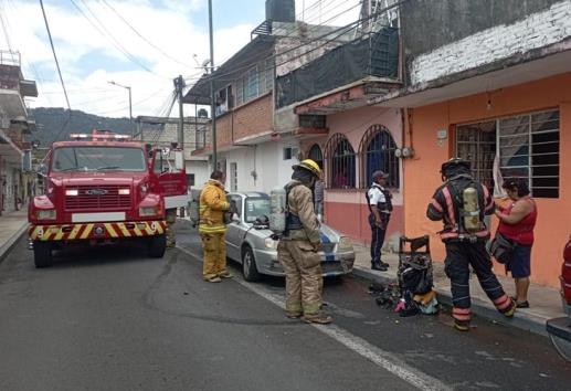 Se registra incendio al interior de un domicilio de Orizaba