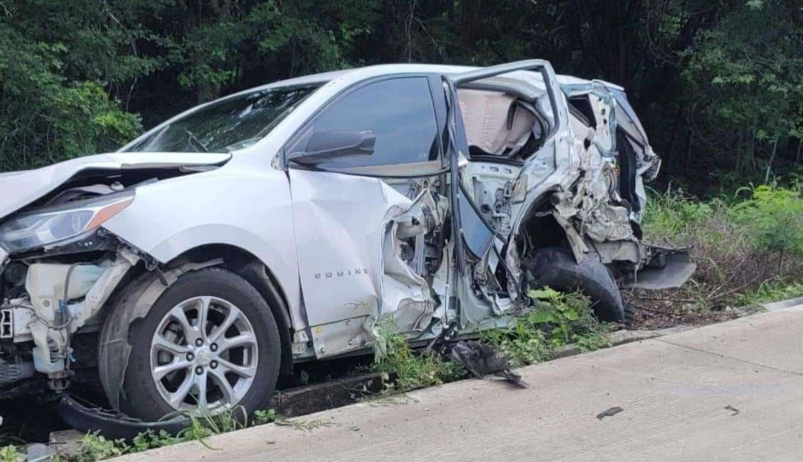 ¡Tuvieron que parar a media carretera!, crece la tragedia tras carambola en la Acayucan-Cosoleacaque