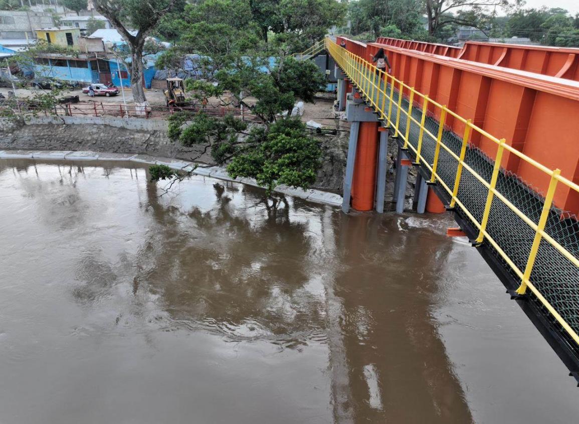 En alerta Jesús Carranza por incremento en níveles del río Coatzacoalcos y Jaltepec