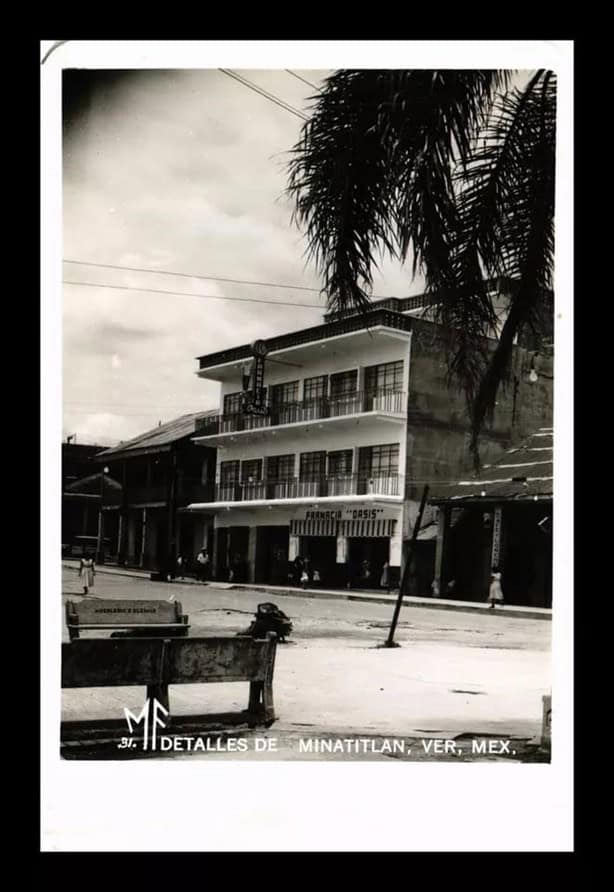 Así lucía el parque Independencia de Minatitlán hace 80 años