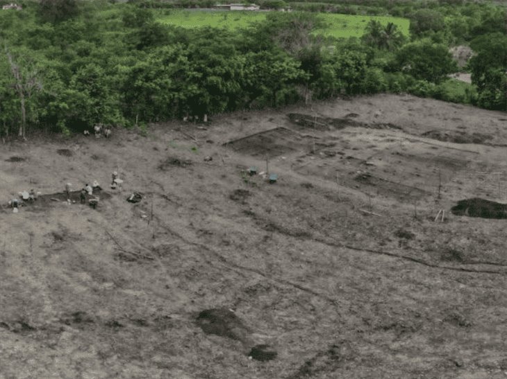 Hallan casas prehispánicas en Morgadal Papantla durante construcción de Universidad 