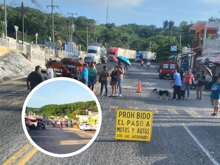 Bloquean la carretera libre Xalapa–Veracruz; exigen atender afectaciones por inundaciones en Plan del Río