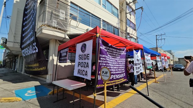 Protestas contra reforma al Poder Judicial cumplen una semana en Poza Rica