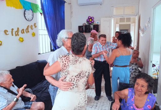 Celebraron a los abuelitos en el asilo Canitas Felices en Veracruz