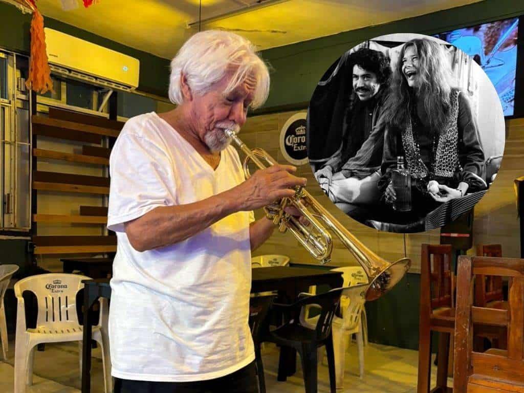 Trompetista que tocó con Janis Joplin y Carlos Santana visitó Coatzacoalcos