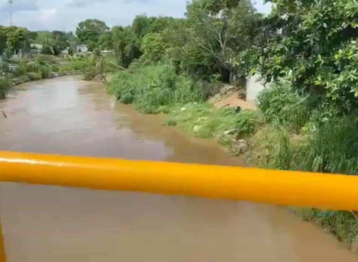 Tras tormentas, aumentó nivel del río Agua Dulce; vecinos en alerta l VIDEO