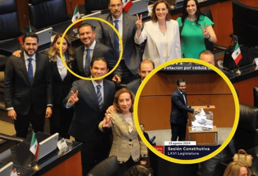 Pese a ser investigado, Miguel Ángel Yunes Márquez rinde protesta como senador