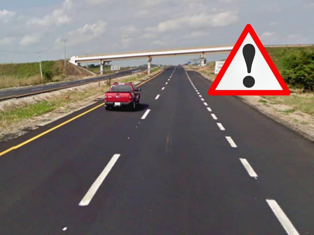 Alertan por reducción de carriles en autopista La Tinaja