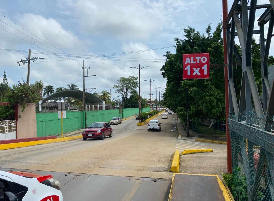 Implementan el “Uno por Uno” en calles de Agua Dulce; estas son las vias alternas