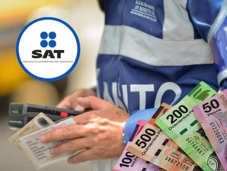 El SAT podría multar a los automovilistas con hasta 5 mil pesos, ¿Por qué motivo?