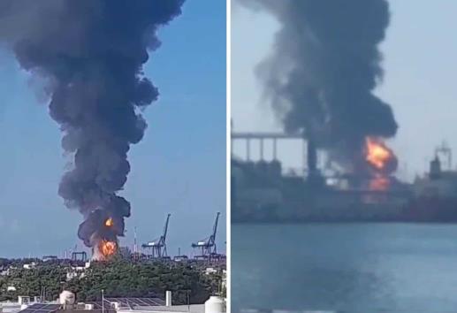 ¿Qué pasó en el puerto de Veracruz? Reportan explosión e incendio en recinto portuario (+VIDEO)