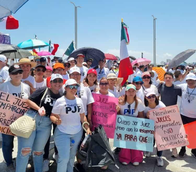 Trabajadores del Poder Judicial de la Federación alistan nueva marcha en el puerto de Veracruz