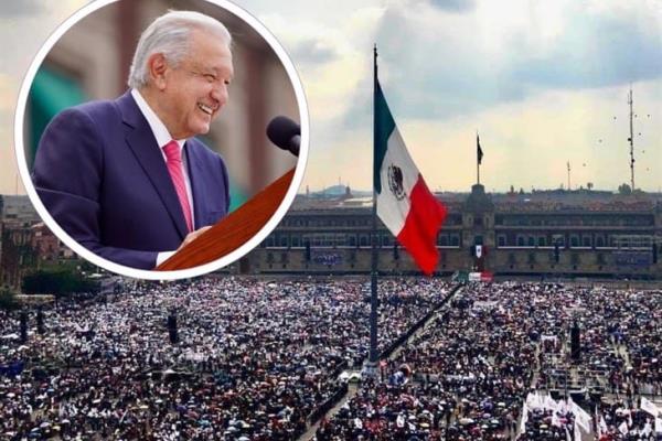 Mexicanos se entregan a AMLO durante último informe: el mejor presidente