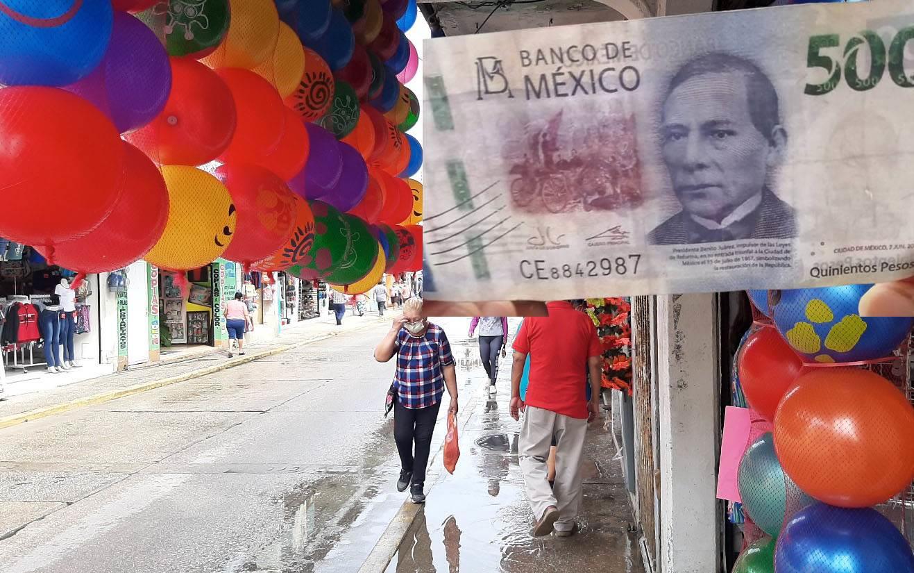 ¡Cuidado! detectan circulación de billetes de 500 falsos en Agua Dulce