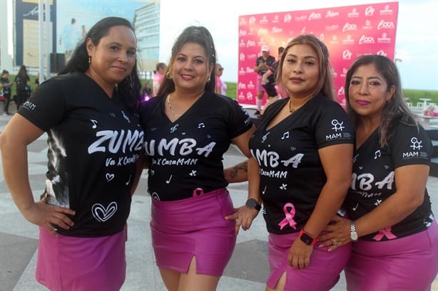 Grupos de Zumba se sumaron a la noble causa por Casa MAM