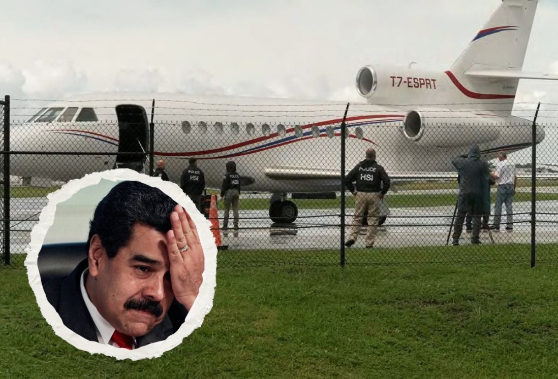 EU confisca avión de Nicolás Maduro en República Dominicana