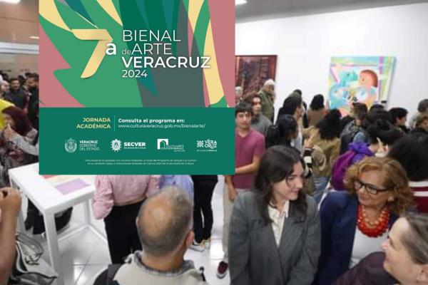Ya viene la Jornada Académica de la 7ª Bienal de Arte Veracruz 2024; conoce las actividades