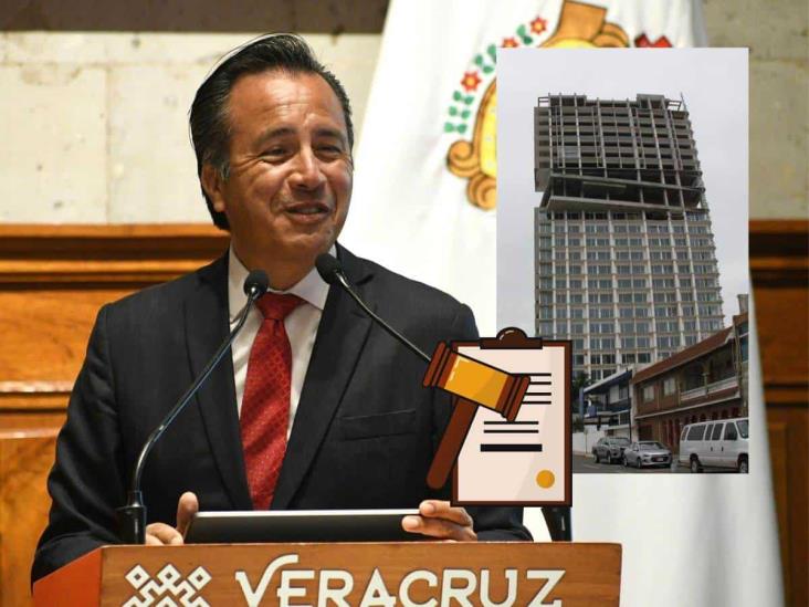 Jueces federales, relacionados familiarmente con constructores de Torre Centro en Veracruz: Gobernador